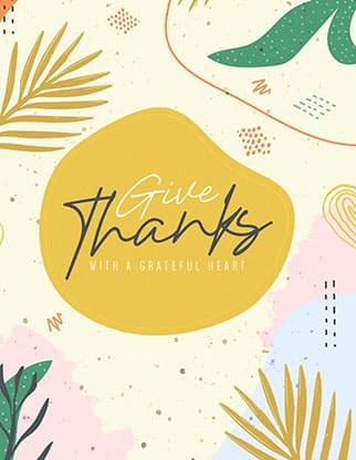 Give Thanks: Flyer