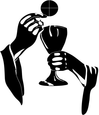 Black and White Elevated Eucharist