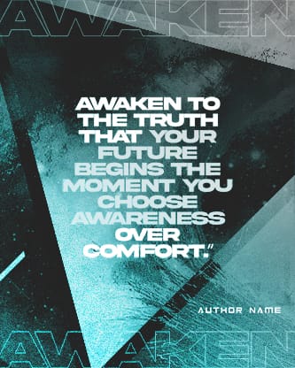 Awaken Triangle Ocean - Quote: Social Post