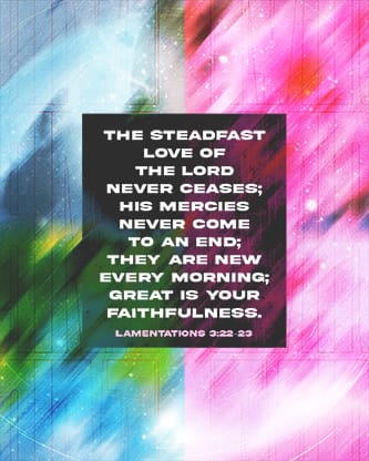 New Mercies Collage Bloom - Scripture 1: Social Post