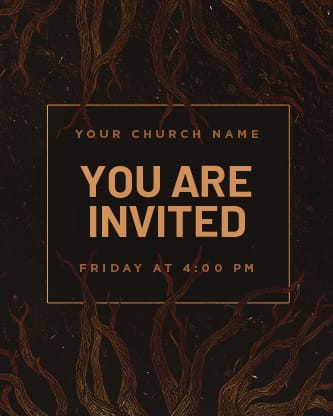 Rooted Rustic Roots - Service Times 1: Social Post