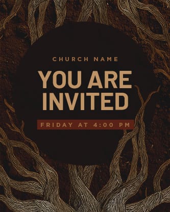Rooted Rustic Roots - Service Times 2: Social Post