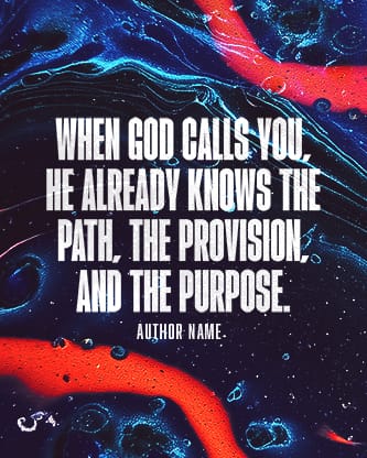 Called - Social Quote: Social Post