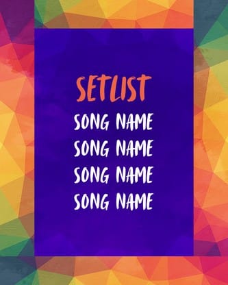 One Body Vibrant Mosaic - Social Setlist: Social Post