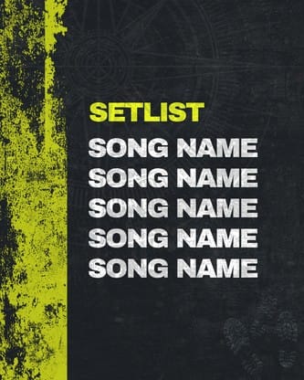 Sent Compass Footprints - Social Setlist: Social Post