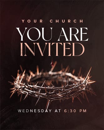 Good Friday - Blood Drop Moody Crown Service Times 1: Social Post