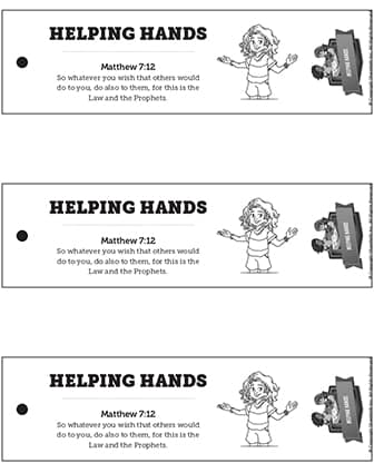 Helping Hands: Bookmarks