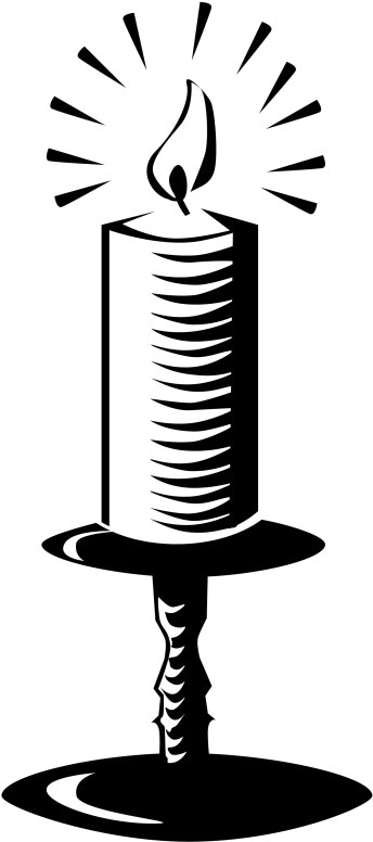 Candle and Candlestick Clipart