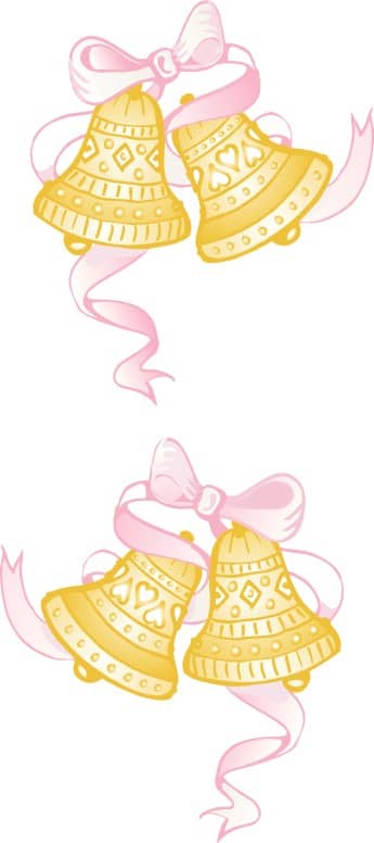 Pink Baby Shower Bells