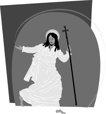 Jesus with Staff