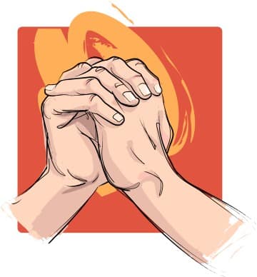The Clasped Hands