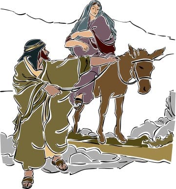 Mary Rides A Donkey