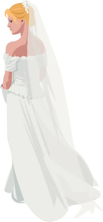 Bride in Moment of Contemplation
