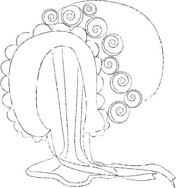 Easter Bonnet in Black and White