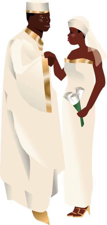 African Garb Couple