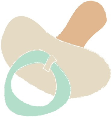 Soft Colors Baby Pacifier