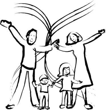 Happy Family Portrait