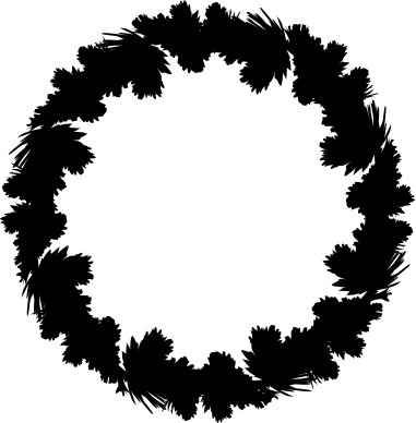 Silhouette Wreath