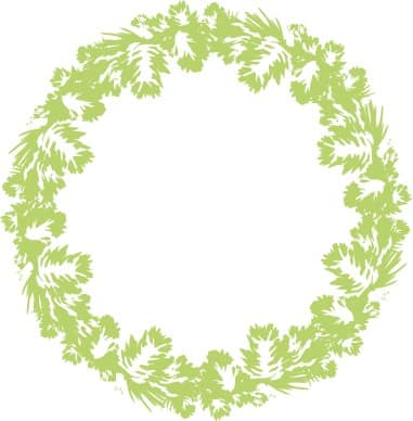 Bright Green Wreath
