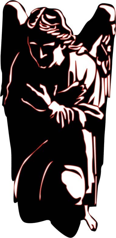 Angel Worshipping Christian Clipart