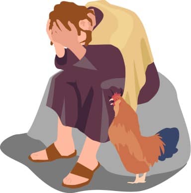 Peter Crying for his Betrayal