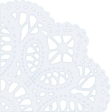 Corner Doily Decoration
