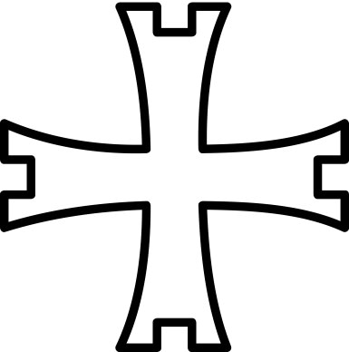 Cross Fourche Outline