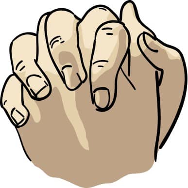 Praying Hands in Flesh Tones