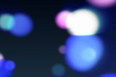 Floating Lights Christmas Video Loop