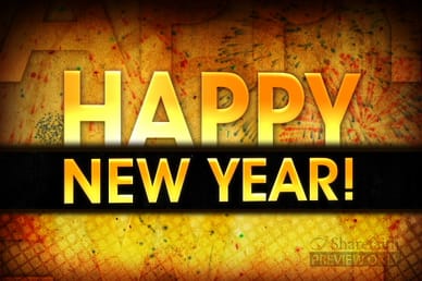 Happy New Year Fireworks Church Video Loop