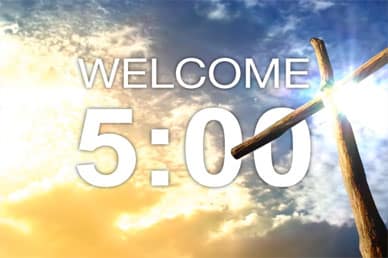 Worship Countdown Timer Five Minutes