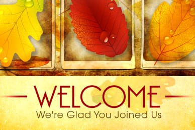 Fall Video Church Welcome Loop