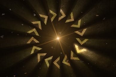 Spinning Arrows Motion Background Loop