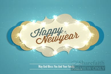 Happy New Year Motion Video Loop