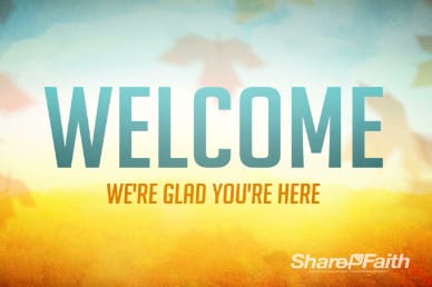 Fall Welcome Church Video Loop