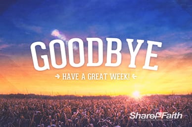 Church Harvest Goodbye Video Loops