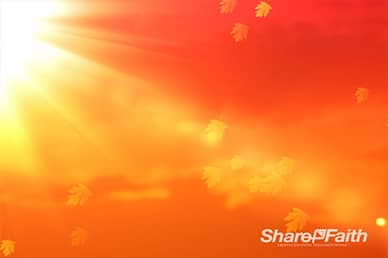Free Fall Religious Worship Video Loop