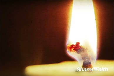 Candle Light Motion Worship Video Background