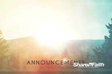 New Year Purpose Religious Announcements Video