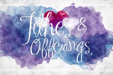 Love One Another Valentine's Day Church Tithes and Offerings Video