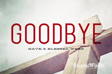 It is Finished Easter Goodbye Video Loop
