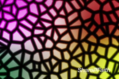 Abstract Colors Religious Motion Background Loop