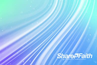 Wavy Abstract Blue Sermon Video Loop