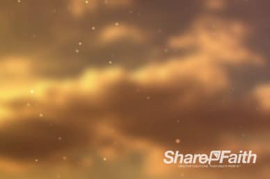 Clouds and Particles Christian Worship Video Loop