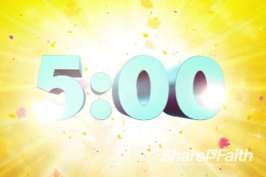 5 Minute Kids Church Ministry Countdown Video Loop
