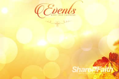 Thanksgiving Celebrate God's Goodness Worship Video Background