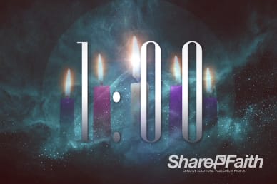 Advent Season of Expectation One Minute Countdown Timer