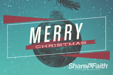 Be Christmas Church Welcome Video Loop