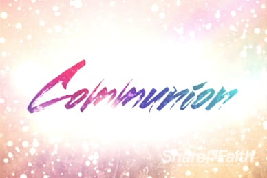 Christmas Revolution Ministry Communion Background Video