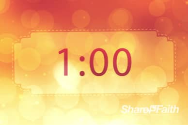 Wishing a Happy New Year One Minute Timer